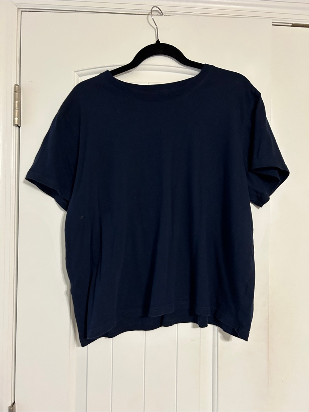 L.L. Bean Navy Short Sleeve Crewneck Tee